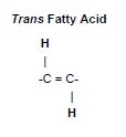 Trans Fatty Acid Structure